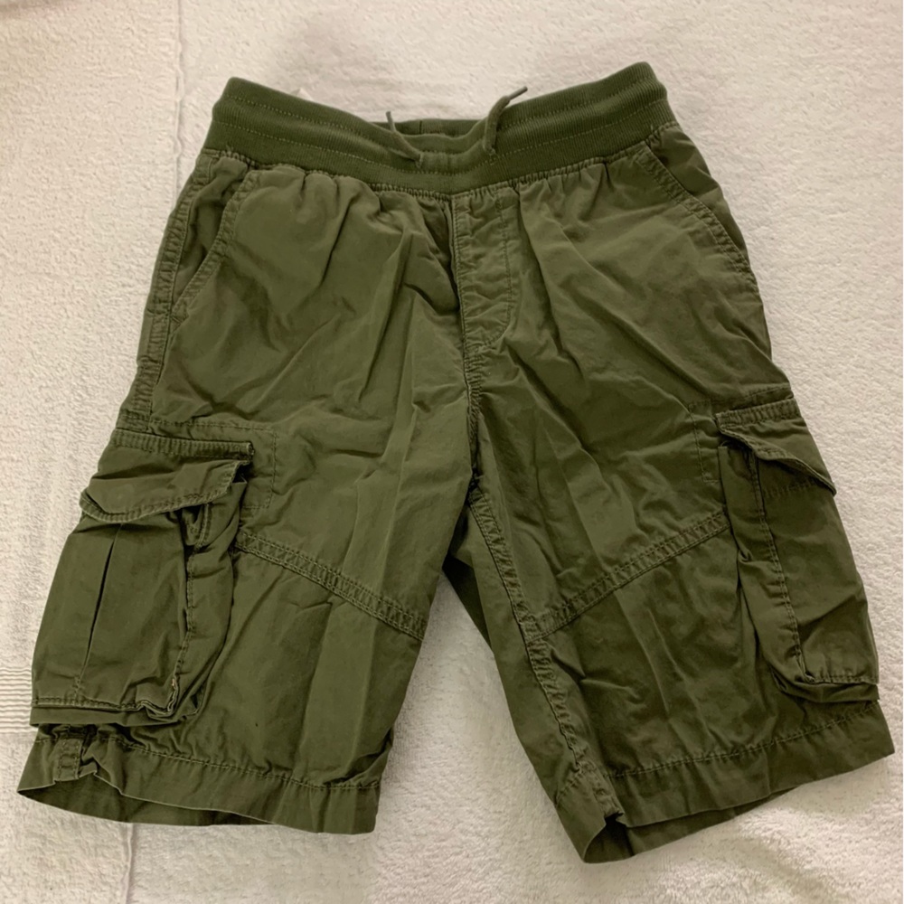 Gap Kids Boys Khaki Green Cargo Shorts